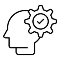 Interpreter Line Icon vector