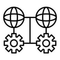 Internet of Things Line Icon vector