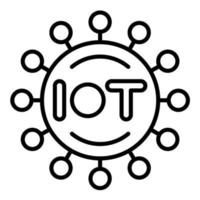 Internet of Things Line Icon vector