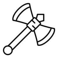 Hand Axe Line Icon vector