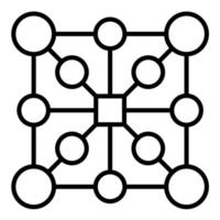 Complexity Line Icon vector