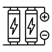 Power Pack Line Icon vector