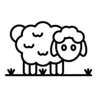 Sheep Line Icon vector