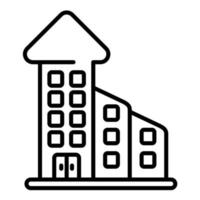 Growing a Business Line Icon vector