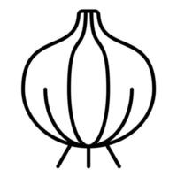 Onion Line Icon vector