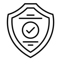 Safety Line Icon vector