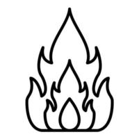 Fire Line Icon vector