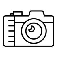 Compact Camera Line Icon vector