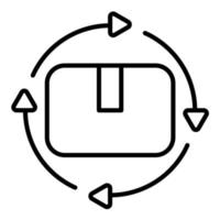 Product Life Cycle Line Icon vector