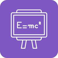 Relativity Line Round Corner Background Icons vector