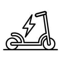 Alternative Transportation Line Icon vector