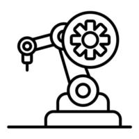 Machines Maintenance Line Icon vector