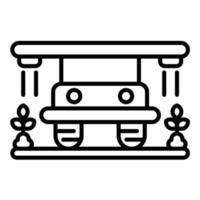 Sprayer Line Icon vector