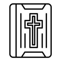 Bible Line Icon vector