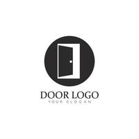 Set of door logo template vector icon illustration