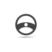 Steering Wheel logo vector template icon illustration