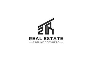 Letter Z for Real Estate Remodeling Logo. Construction Architecture Building Logo Design Template Element. vector