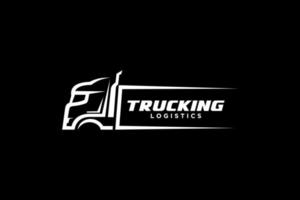 Truck logo template, Perfect logo for business related to automotive industry. vector