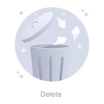 No order, a flat rounded icon is up for premium use vector