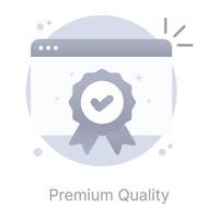 Premium quality, flat rounded editable icon vector