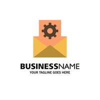 Data Data Integration Data Management Integration Business Logo Template Flat Color vector