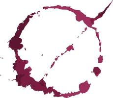 Wine stain vector