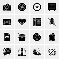 16 Business Universal Icons Vector Creative Icon Illustration to use in web and Mobile Related project