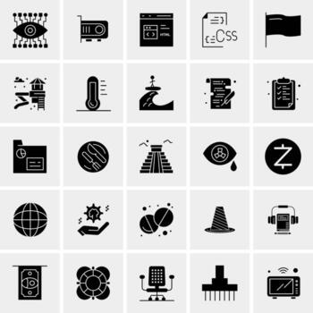 25 Universal Business Icons Vector Creative Icon Illustration to use in web and Mobile Related project