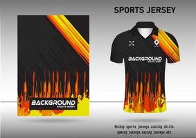 Background mockup, sports shirt, football, running, playing games vector