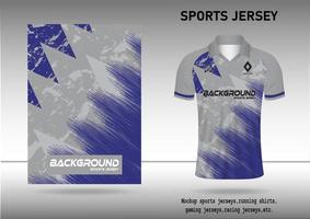 Background mockup, sports shirt, football, running, playing games vector