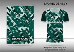 Background mockup, sports shirt, football, running, playing games vector