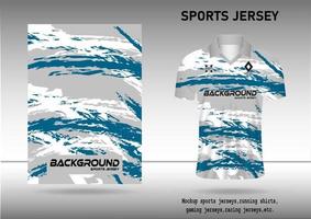 Background mockup, sports shirt, football, running, playing games vector