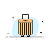 Bag Luggage Handbag Buy  Business Flat Line Filled Icon Vector Banner Template