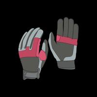 Isolated object of glove and winter icon. Glove and equipment vector for stock.