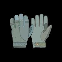 Isolated object of glove and winter icon. Glove and equipment vector for stock.