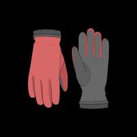 Isolated object of glove and winter icon. Glove and equipment vector for stock.