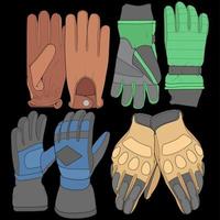 Isolated object of glove and winter icon. Set of glove and equipment vector for stock.