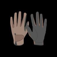 Isolated object of glove and winter icon. Glove and equipment vector for stock.