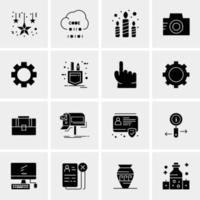 16 Business Universal Icons Vector Creative Icon Illustration to use in web and Mobile Related project