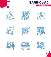 9 Blue Coronavirus disease and prevention vector icon medical clipboard disease virus hand viral coronavirus 2019nov disease Vector Design Elements