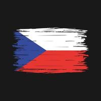 Czech Flag Brush vector