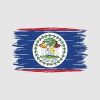 Belize Flag Brush vector