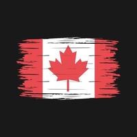 Canada Flag Brush vector