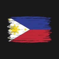 Philippines Flag Brush vector