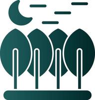 diseño de icono de vector de bosque