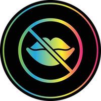 No Speak Vector Icon Design