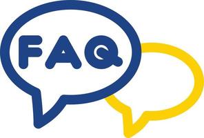 FAQ Vector Icon Design