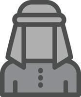 Male Bedouin Vector Icon Design