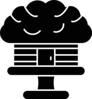 Tree House Vector Icon Design