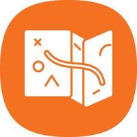 Desert Map Vector Icon Design